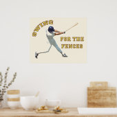 Swing voor de hekken poster (Keuken)