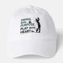 Swing with purpose. Play with heart.