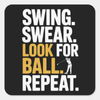 Swing Zweer Zoek Bal Herhaal Golf Golfers Golf