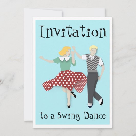 Swingdans Kaart (Voorkant)