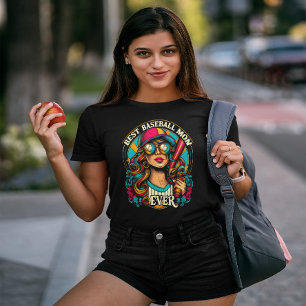 Swingen voor de sterren beste honkbal mam t-shirt