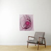 Swingende Fractal, Moderne Abstracte Besroze Kunst