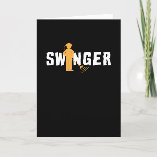 Swinger Metal Detector Kaart (Voorkant)