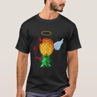 Swinger ondersteboven ananas half dun t-shirt