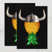 Swinger ondersteboven ananas Viking King Pet Kaart (Voorkant / Achterkant)