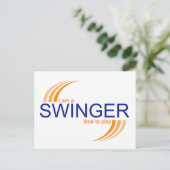 Swinger Post Card Briefkaart (Staand voorkant)
