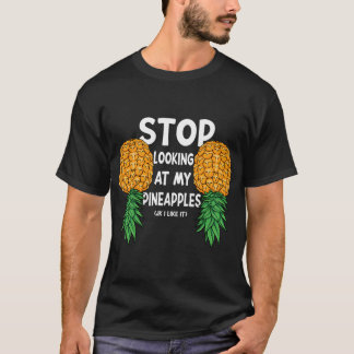 Swinger Stop met kijken naar mijn ondersteboven do T-shirt
