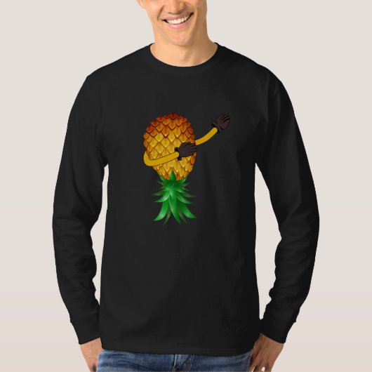 Swinger Upside Down Dabbing Pineapple for Women Me T-shirt (Voorkant)