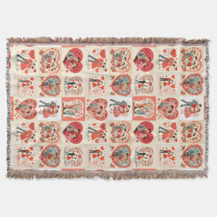 Swingin' Sixties Valentine Patchwork Deken