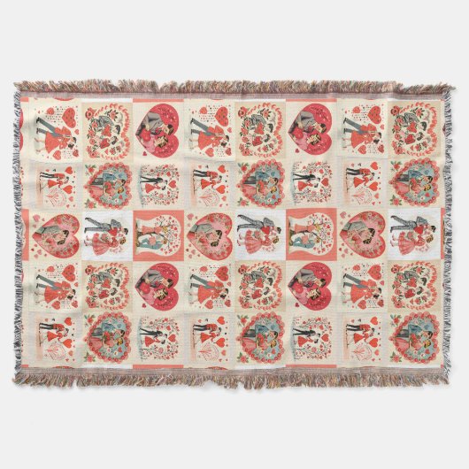 Swingin' Sixties Valentine Patchwork Deken (Voorkant)