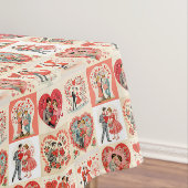 Swingin' Sixties Valentine Patchwork Tafelkleed (Voorbeeld)