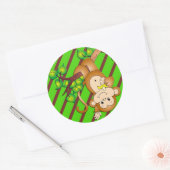Swinging Monkey Sticker (Envelop)
