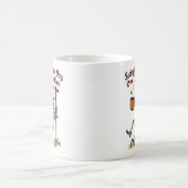 Swinging Skeleton Coffee Mok (Center)