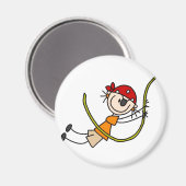 Swinging Stick Pirate Magnet Magneet (Voorkant / Achterkant)