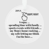 SWIPE DROITE - Insérer une photo - Voir retour ... (dos)