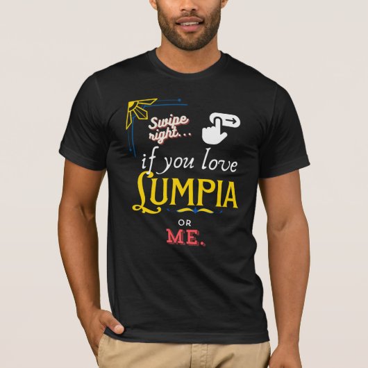 Swipe naar rechts voor Lumpia Love T-shirt (Voorkant)