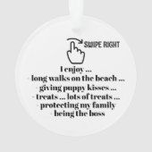 SWIPE RECHTS Versie 2 - Zie Terug ... Keramische o Ornament (achterkant)