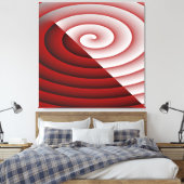 SWirl Double color Wave Canvas Afdruk (Insitu (Slaapkamer))