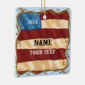 Swirl Flag Keramisch Ornament (Rechts)