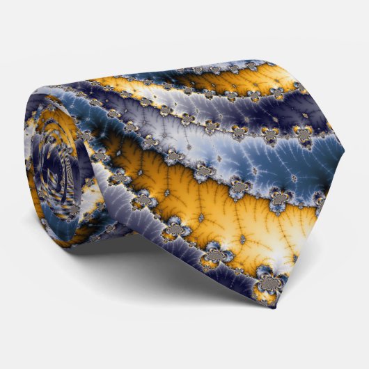 Swirl Fractal 2 - Fratal Stropdas (Opgerold)