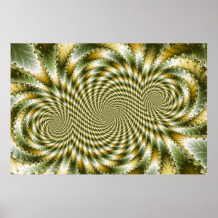 Swirl Fractal 3 - Poster Fractal