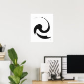 Swirl Graffiti Poster (Thuiskantoor)