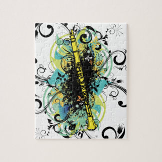 Swirl Grunge Clarinet Legpuzzel