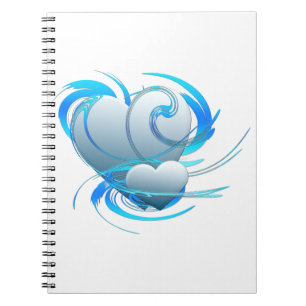 Swirl Hearts Notitieboek