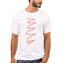 Swirl Inspirerend Unisex T-shirt - Rood