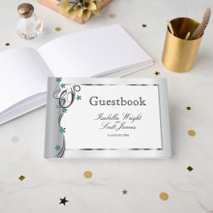 Swirl Jade Floral Design - Livre d'or