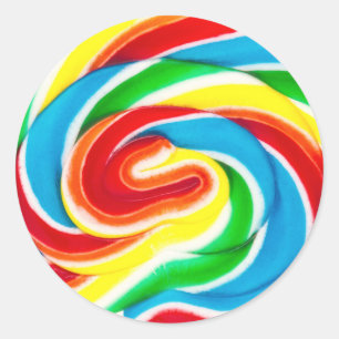 Swirl Lollipop snoep sticker
