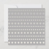 Swirl moderne n Polka Dot - Invitation de douche p (Dos)