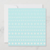 Swirl moderne n Polka Dot - Invitation de douche p (Dos)
