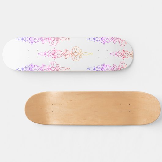 Swirl Ombre Skateboard (Horizontaal)