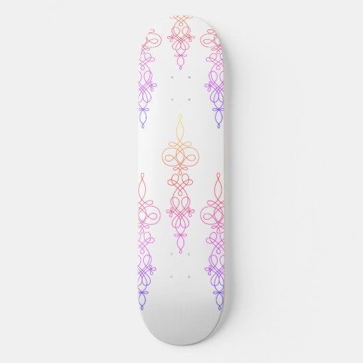 Swirl Ombre Skateboard (Voorkant)