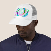Swirl Pastel Trucker Pet (In situ)