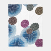 Swirl Pattern, Japans design Fleece Deken (Voorkant)