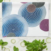 Swirl Pattern, Japans design Theedoek (Gevouwen)