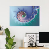 Swirl - Poster Fractal (Bureau à domicile)