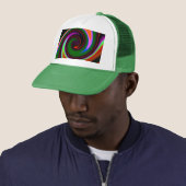 Swirl Retro Trucker Pet (In situ)