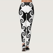 Swirl Shapes Keltisch als aanpasbare leggings (Achterkant)