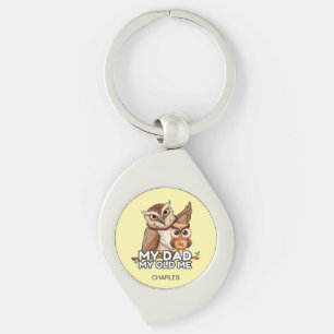 Swirl Sleutelhanger: Mijn vader Mijn oude ik Sleutelhanger