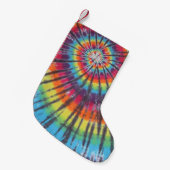 Swirl Tie Dye Kleine Kerstsok (Voorkant (Hangend))
