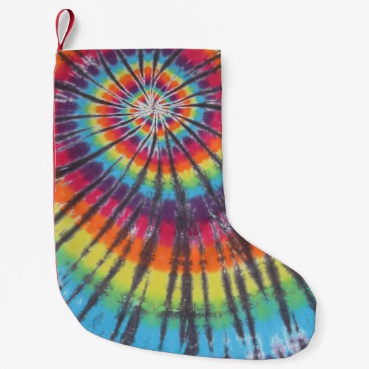 Swirl Tie Dye Kleine Kerstsok (Voorkant)