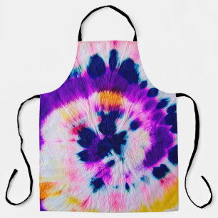 Swirl Tie Dye. Rainbow Fabric Tie Dye Boho Fashio Schort
