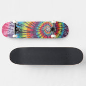 Swirl Tie Dye Spiral Skateboard (Horizontaal)