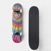 Swirl Tie Dye Spiral Skateboard (Voorkant)
