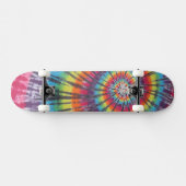 Swirl Tie Dye Spiral Skateboard (Horizontaal)