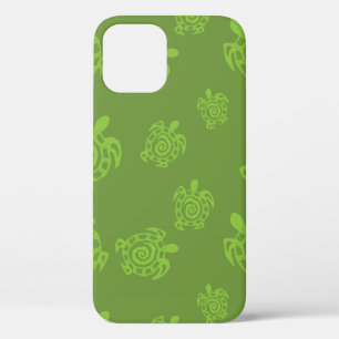 Swirl Turtle Pattern iPhone 12 Hoesje