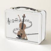 Swirled Music Personeel en Viooltekening | INITIAL (Achterkant)